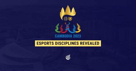 SEA Games Cambodia 2023: Esports Disciplines Revealed.